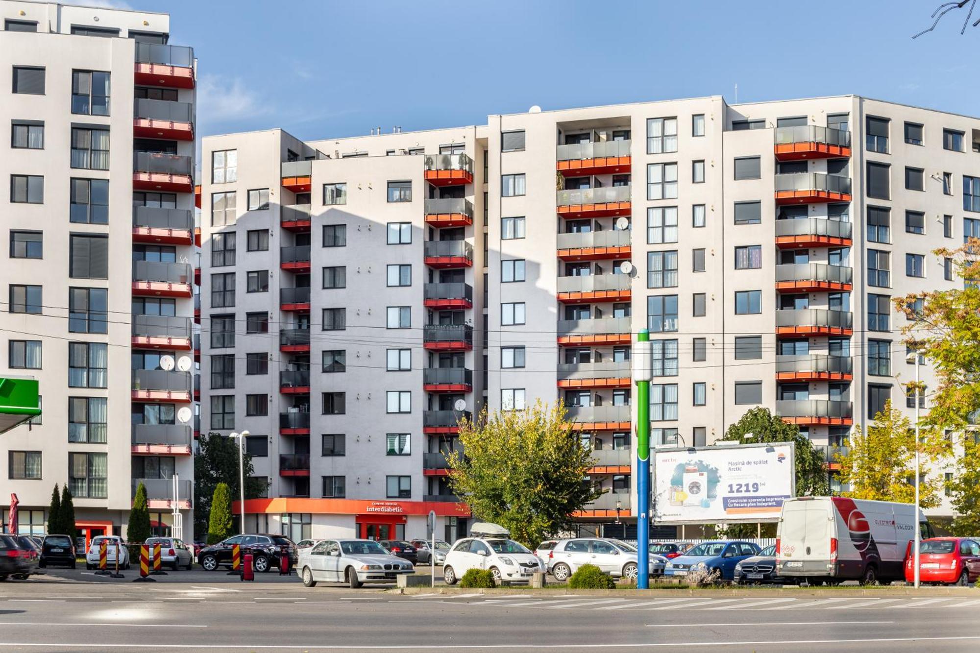 Ari Blue Apartment Ared In Kaufland Complex Arad Dış mekan fotoğraf